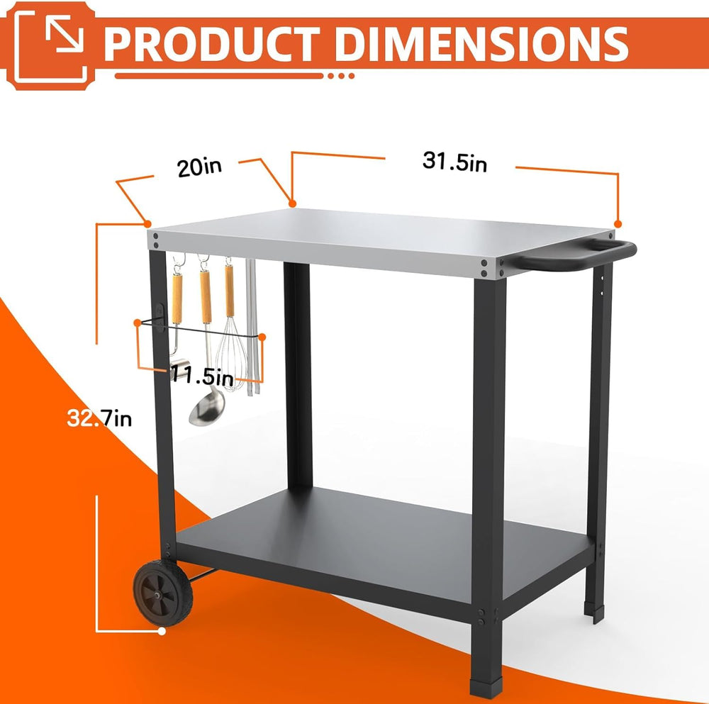 Yozoia side view showing hooks and rolling paper holder for organized tools
