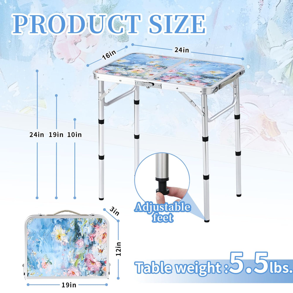 Yriuat folded with carry handle for compact transport and quick portability benefit
