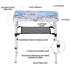 Yriuat demonstrating three height settings to show versatility and user convenience
