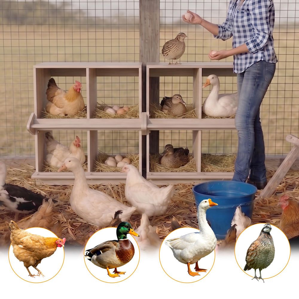 YRKUOEFD size comparison with egg demonstrating generous compartment dimensions