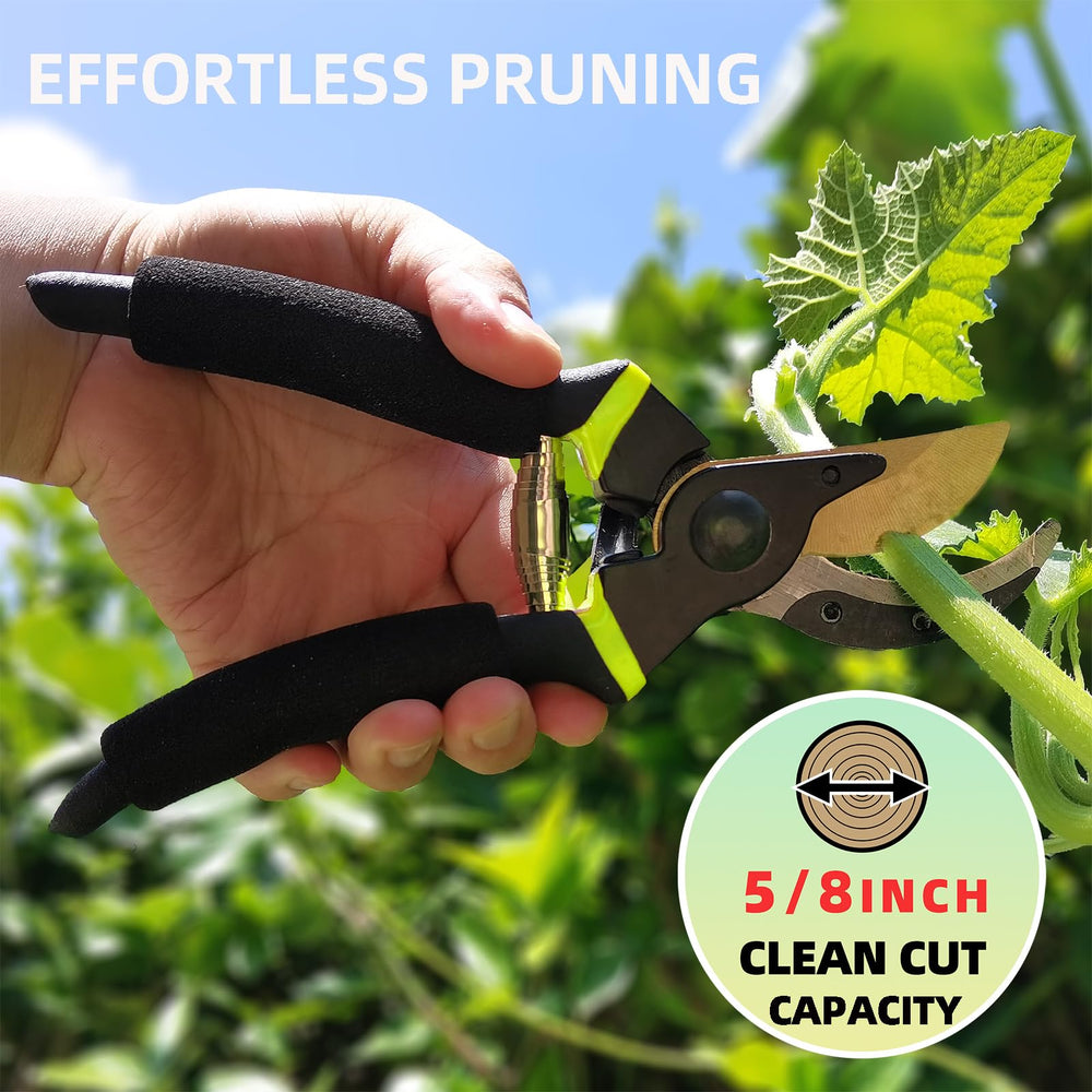 YRTSH loppers cutting a thick branch showing powerful leverage and reduced effort