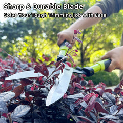 YRTSH lopper blade close-up showing sharp SK5 edge for cleaner, easier cutting