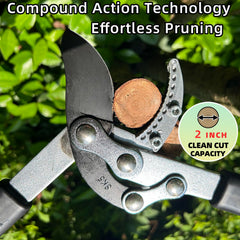YRTSH blade close-up with low-friction coating for cleaner cuts