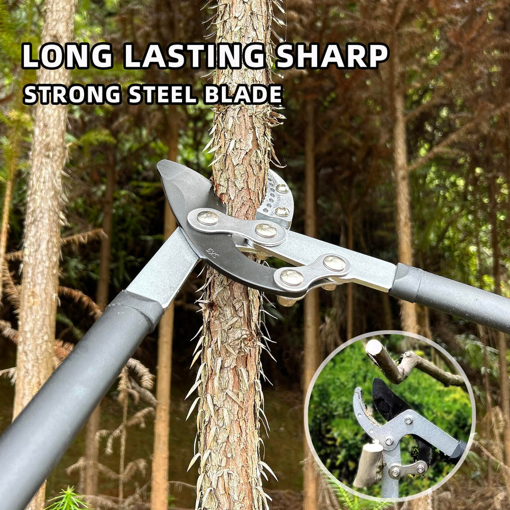 YRTSH cutting a 2-inch branch demonstrating reduced effort benefit