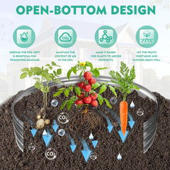 YSEJOMP drainage holes detail promoting healthy roots and better water flow