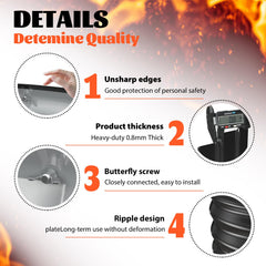 YSEJOMP fire ring in use with warm flames showing safe contained outdoor ambiance benefit