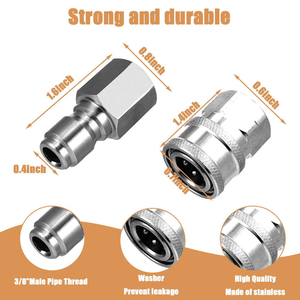 Ysglory stainless-steel threads detail showing precision machining for tight seal