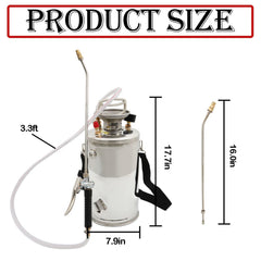 YSMN wand close-up with adjustable brass nozzle for precise spray control