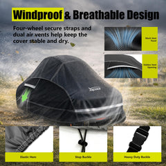 YSPACE close-up of 600D fabric texture shows durable waterproof protection