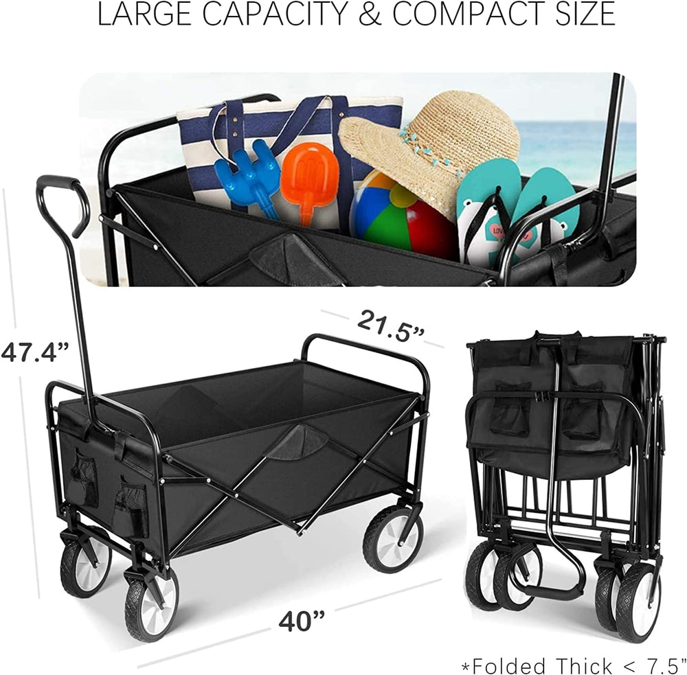 YSSOA loaded cart in use transporting tools and supplies with stability