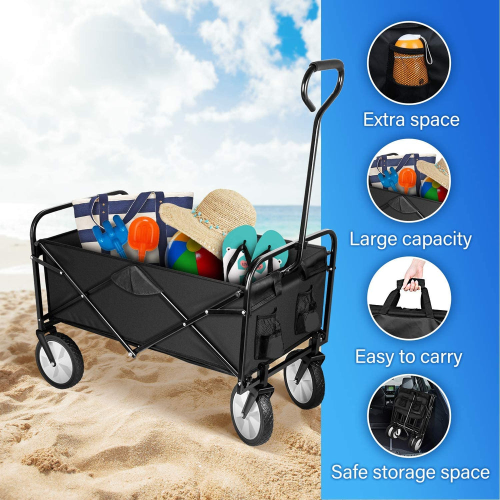 YSSOA wheel close-up highlighting 360-degree swivel and anti-slip traction