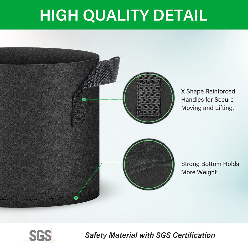 YSSOA handle detail with reinforced stitching demonstrates sturdy carrying and safe transport