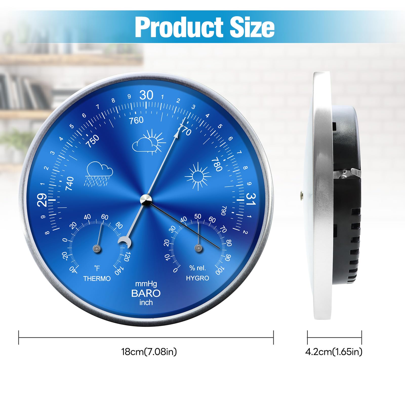 YTCYKJ mounted horizontally on wall offering easy viewing benefit