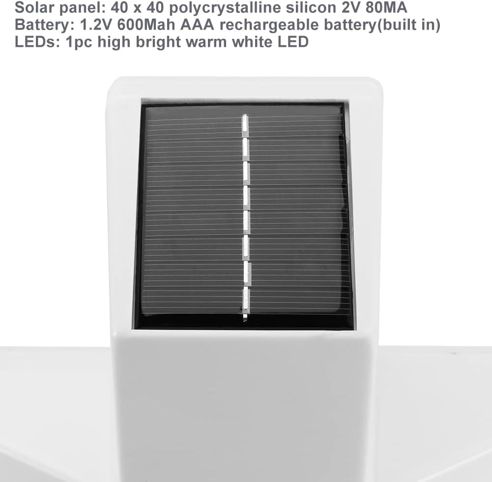 YtotY solar panel detail on stake that maximizes daytime charging