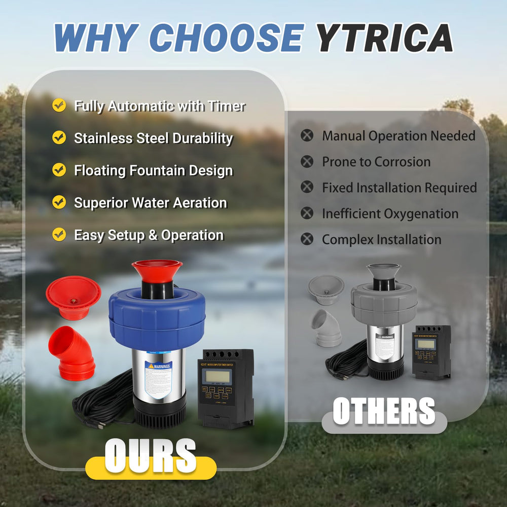 Ytrica 100-foot power cord and microcomputer timer for flexible, scheduled operation
