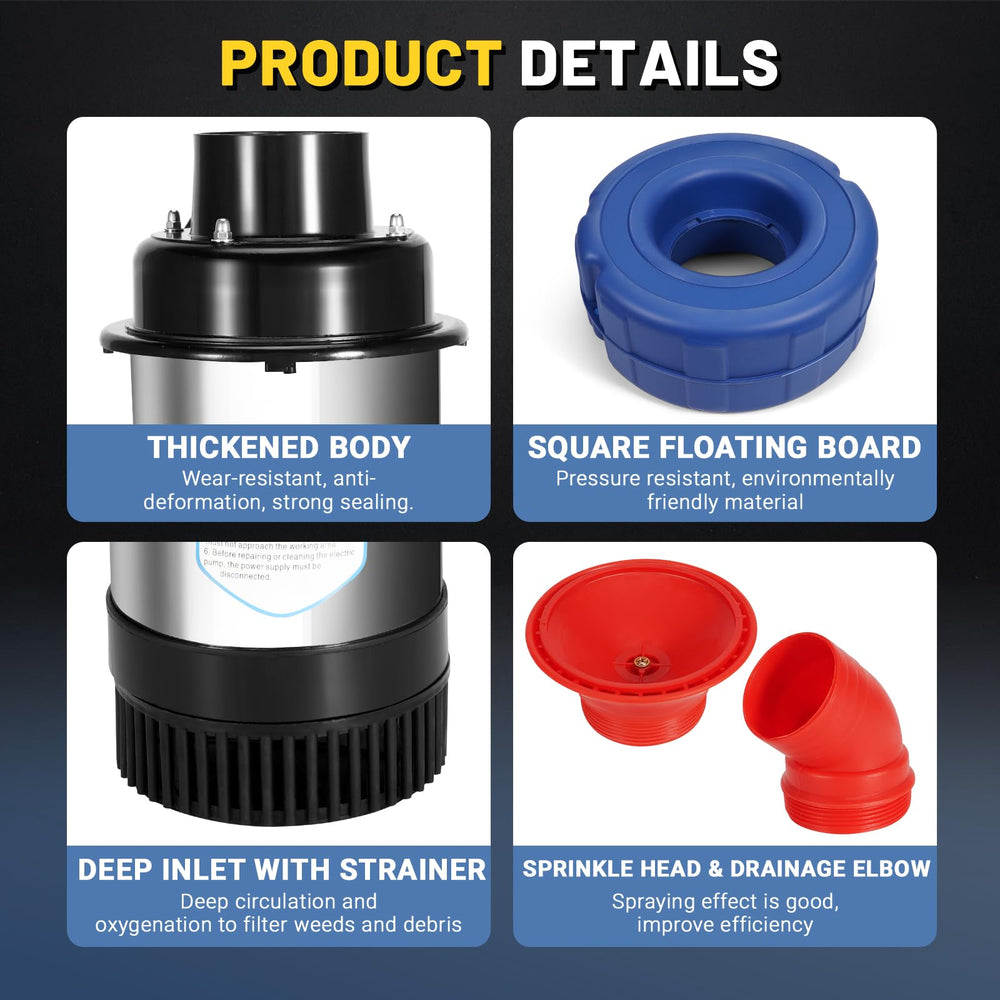 Ytrica close-up of two interchangeable nozzles demonstrating versatile spray shapes