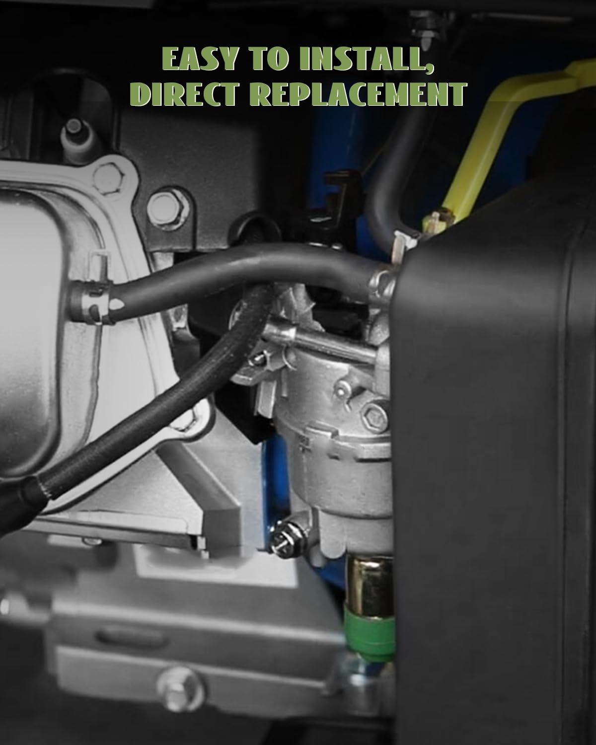 YUANTUO carburetor close-up of throttle bore illustrating precision metering benefit