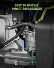 YUANTUO carburetor close-up of throttle bore illustrating precision metering benefit