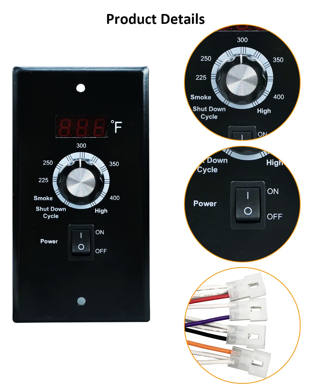 Detail of YUANTUO probe connection point ensuring accurate temperature sensing