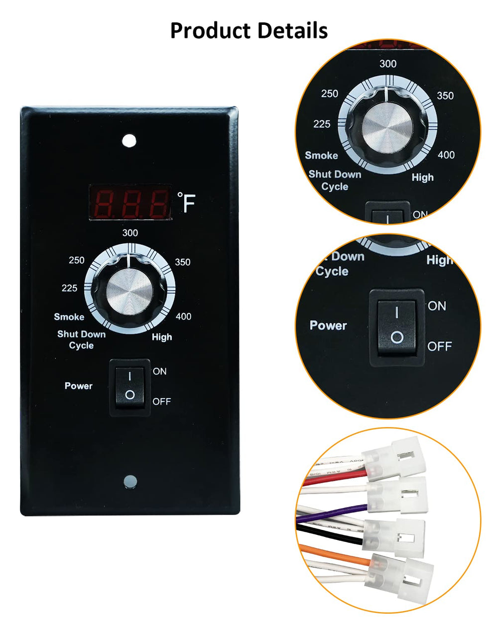 Detail of YUANTUO probe connection point ensuring accurate temperature sensing