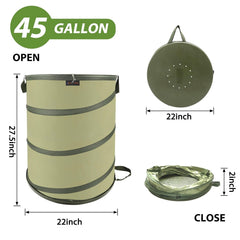 YUDI & GARDEN folded flat storage illustrating compact space savings