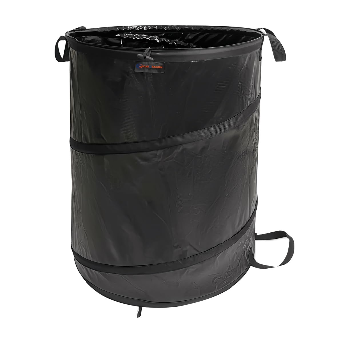 YUDI & GARDEN front view open showing full 45 gallon capacity and quick setup benefit