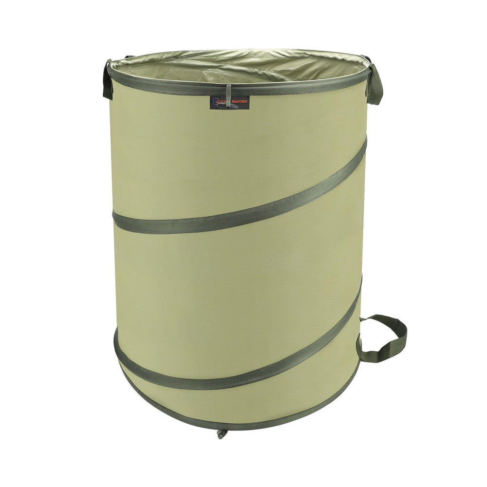 YUDI & GARDEN front view of the 45 gallon collapsible bag showing full shape and capacity