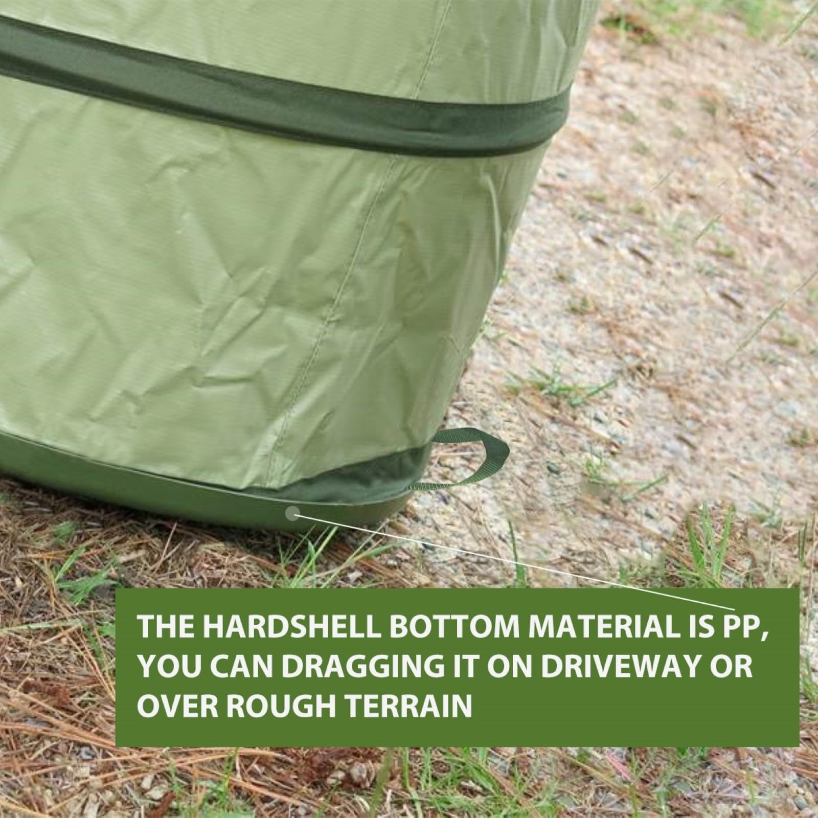 YUDI & GARDEN handle reinforcement detail showing comfortable secure lifting