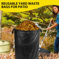YUDI & GARDEN reinforced handles detail demonstrating comfortable heavy load lifting