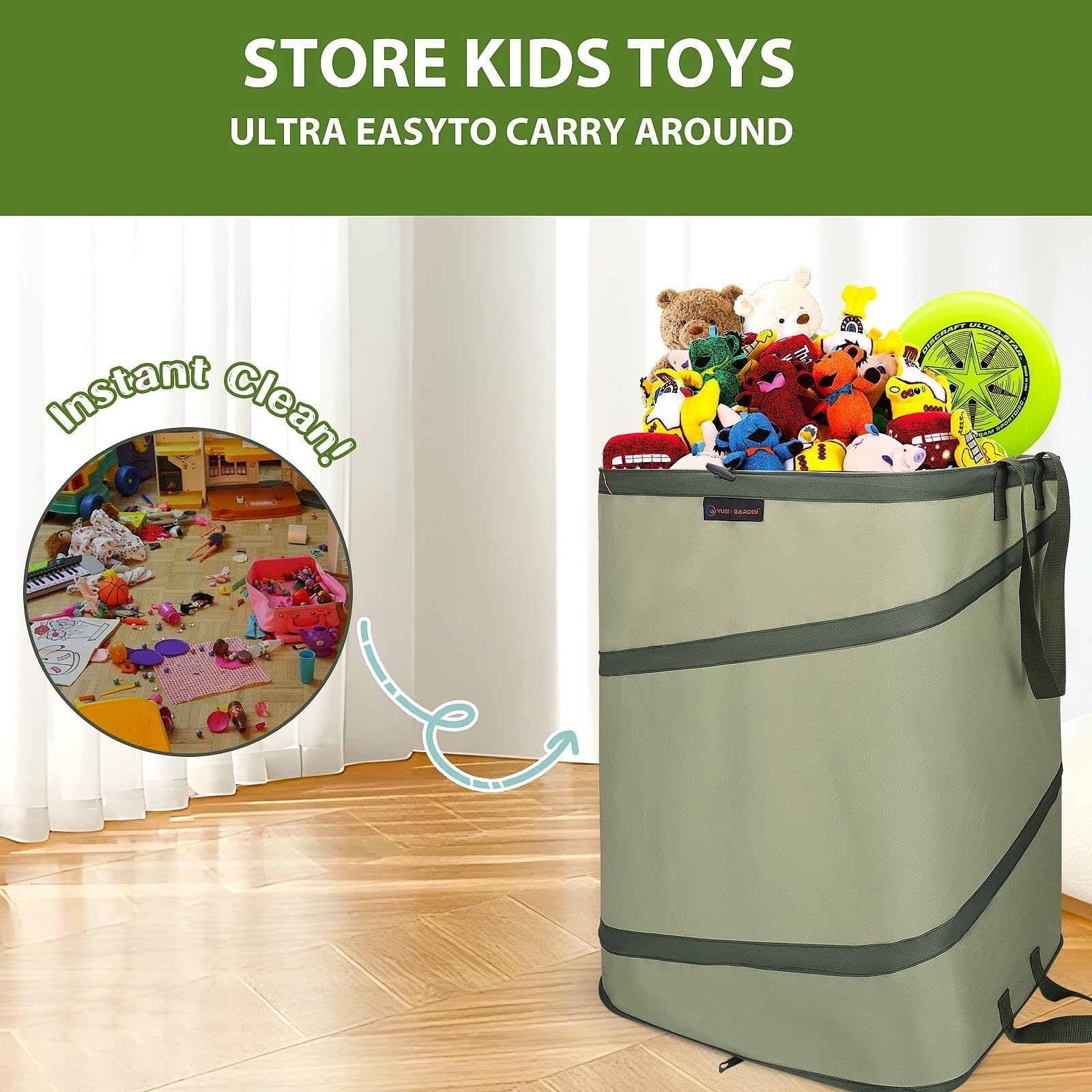 YUDI & GARDEN waterproof fabric repelling water to protect contents