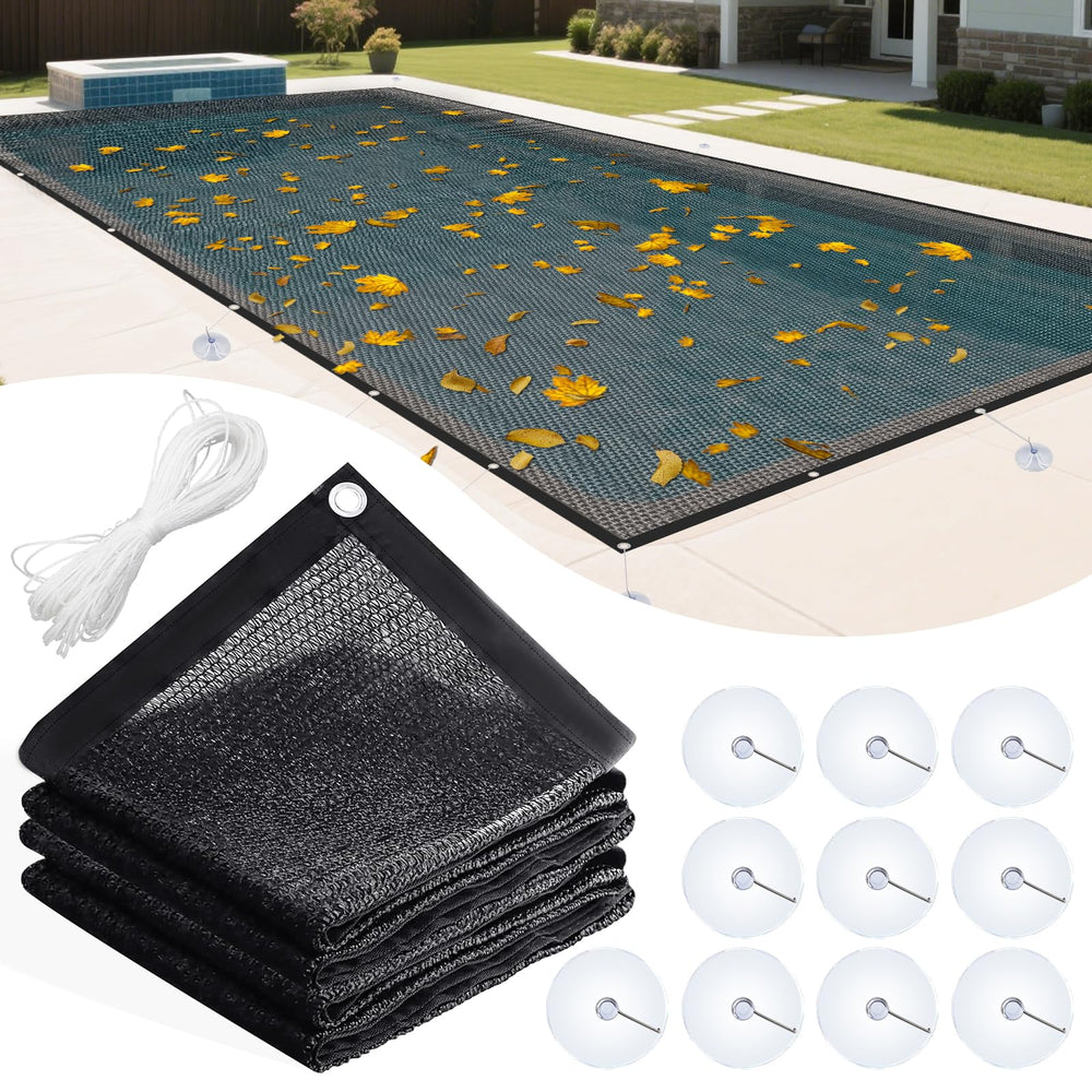 Yudlto front packaging showing full 20x40 pool net benefits