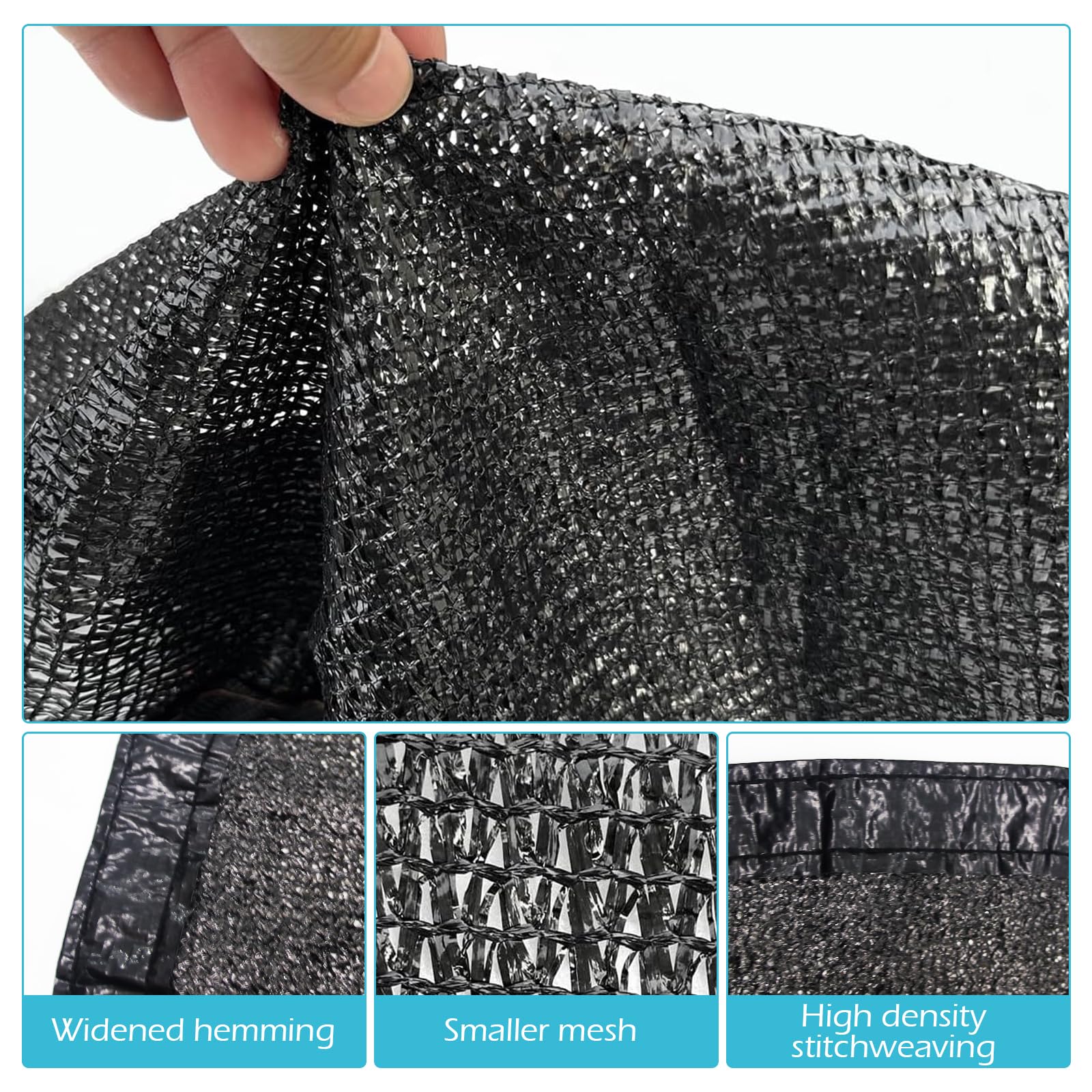 Yudlto mesh cover stretched over inground pool keeping debris out
