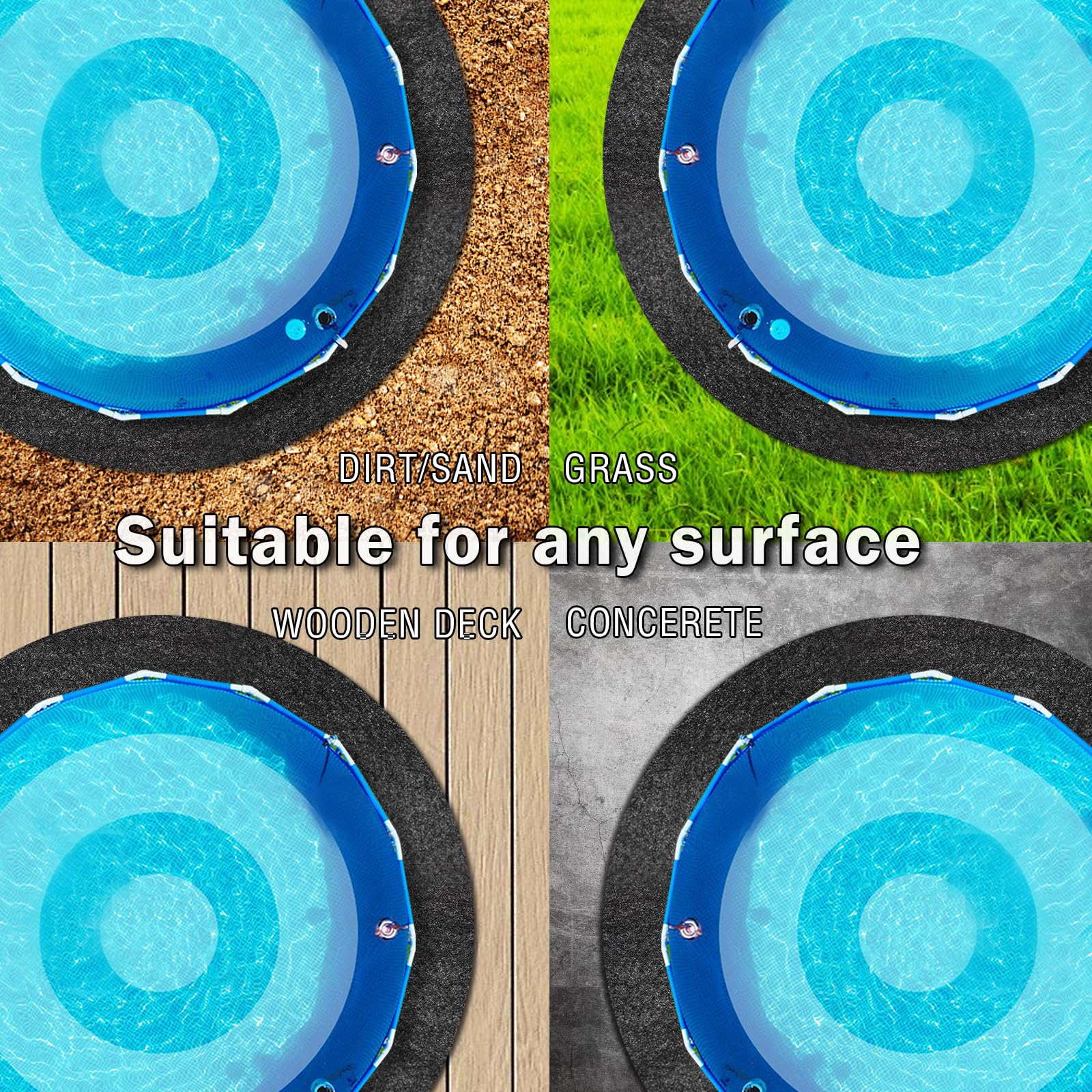 Yudlto pad on gravel showing cushioning and ground protection