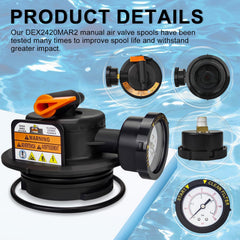 Yueidung orifice and O-ring detail highlighting tight seal and durability