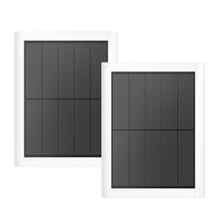 YUELAN front view of solar panel showing slim profile and mount for easy installation
