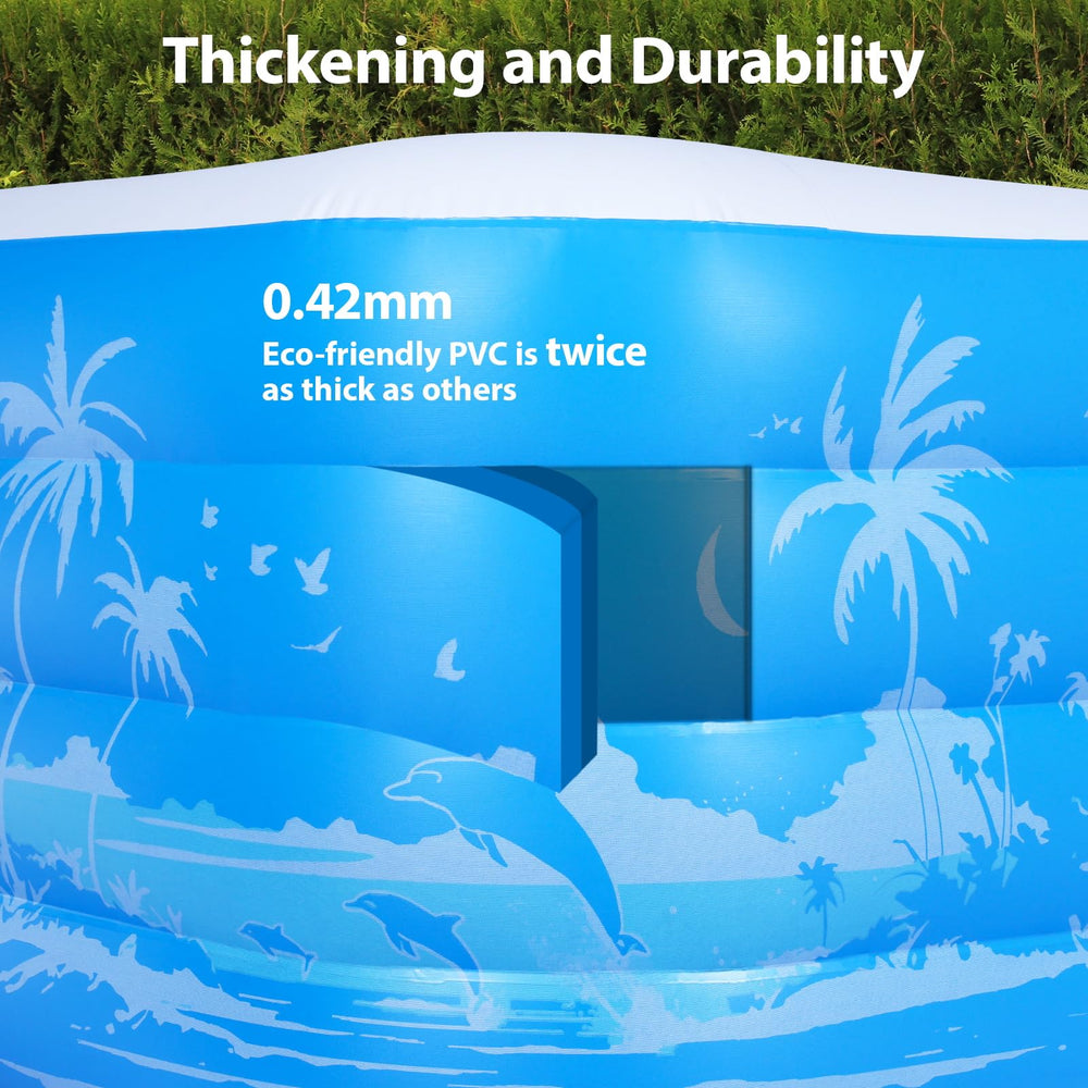 YUEPOOL smooth flat floor interior showing barefoot comfort and stable footing benefit