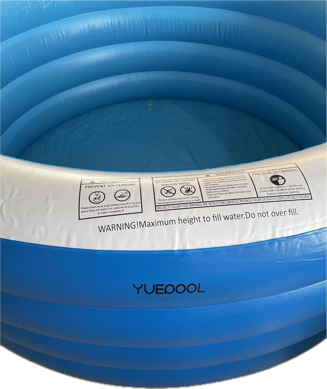 YUEPOOL folded in package for compact storage and seasonal convenience