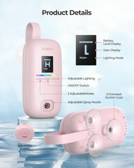 YUERO suction cups and straps close-up for secure tub placement benefit