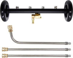 YUET front view of 16-inch water broom showing broad coverage benefit