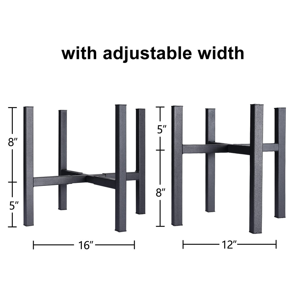 YueTong plant stand beside pot showing scale and fit benefits