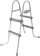 YUEWO front view ladder showing compact safe entry