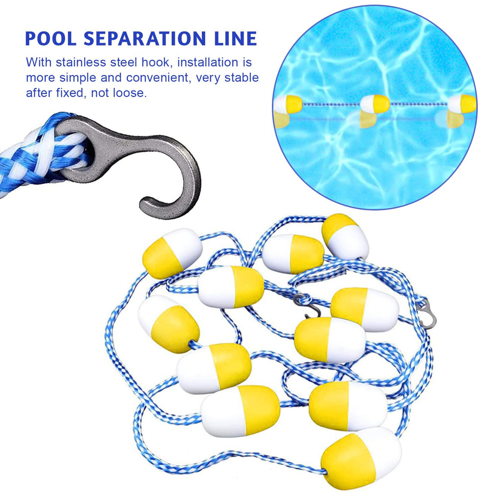 YUEWO stainless steel hook attached to pool anchor demonstrating rust resistance and stability