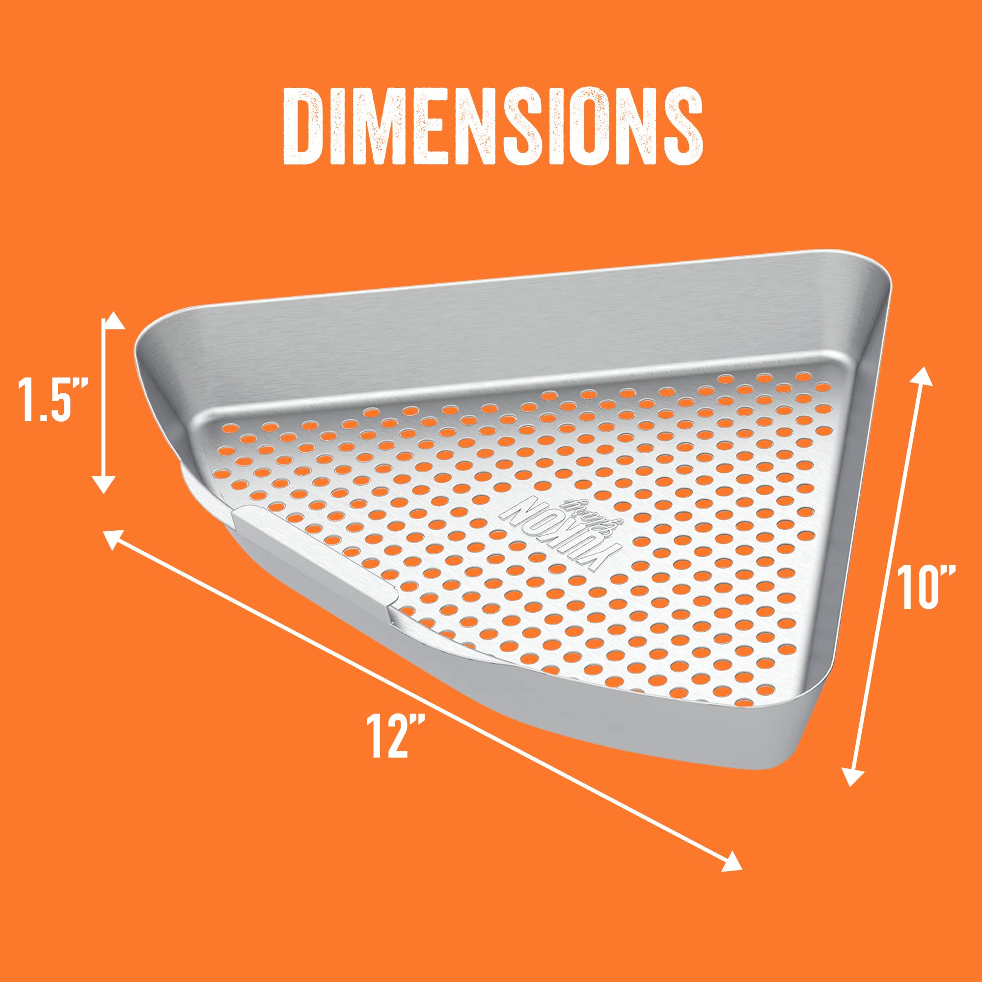 Yukon Glory clip-on handle attached to basket enabling safe removal