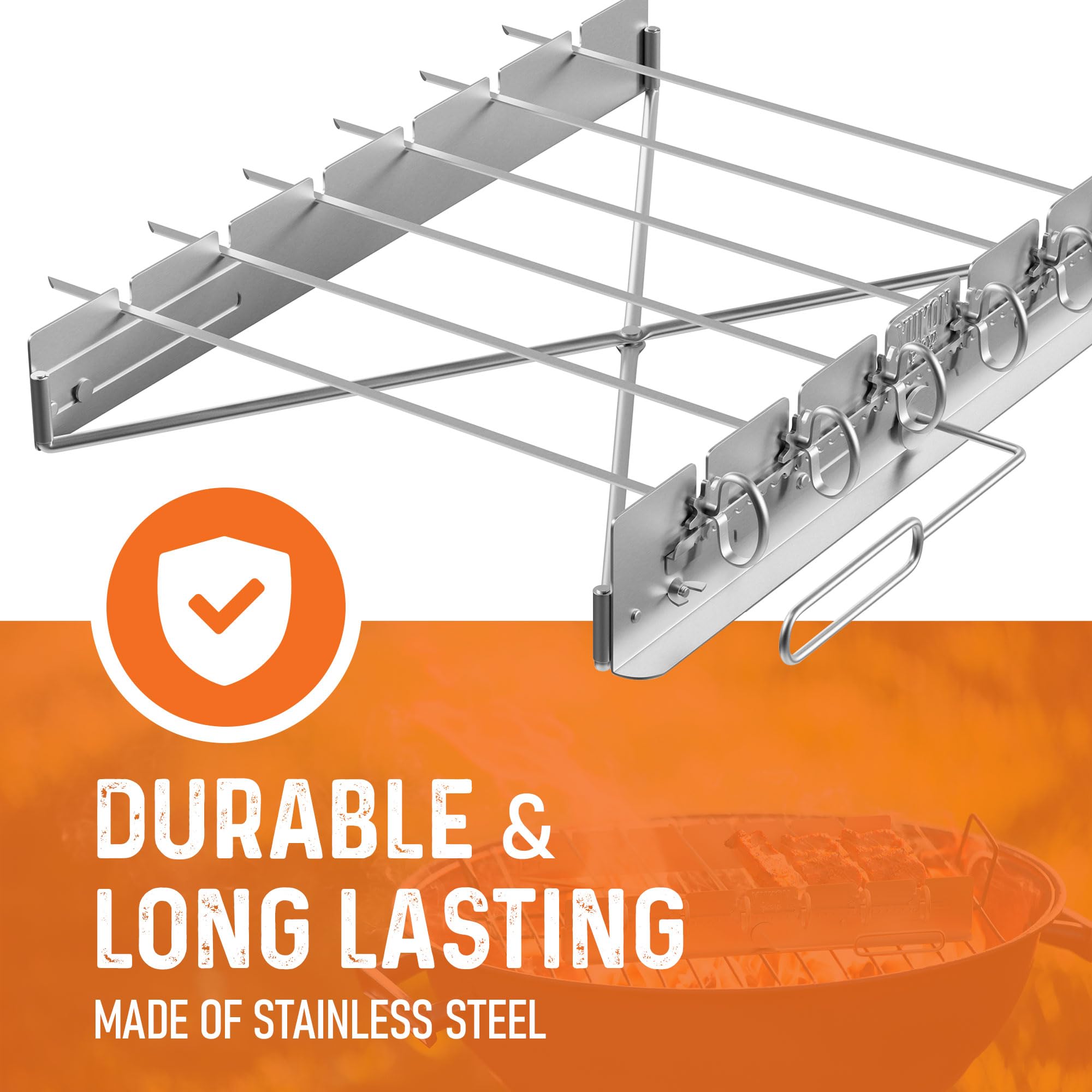 Yukon Glory collapsed rack folded flat for compact storage and easy travel