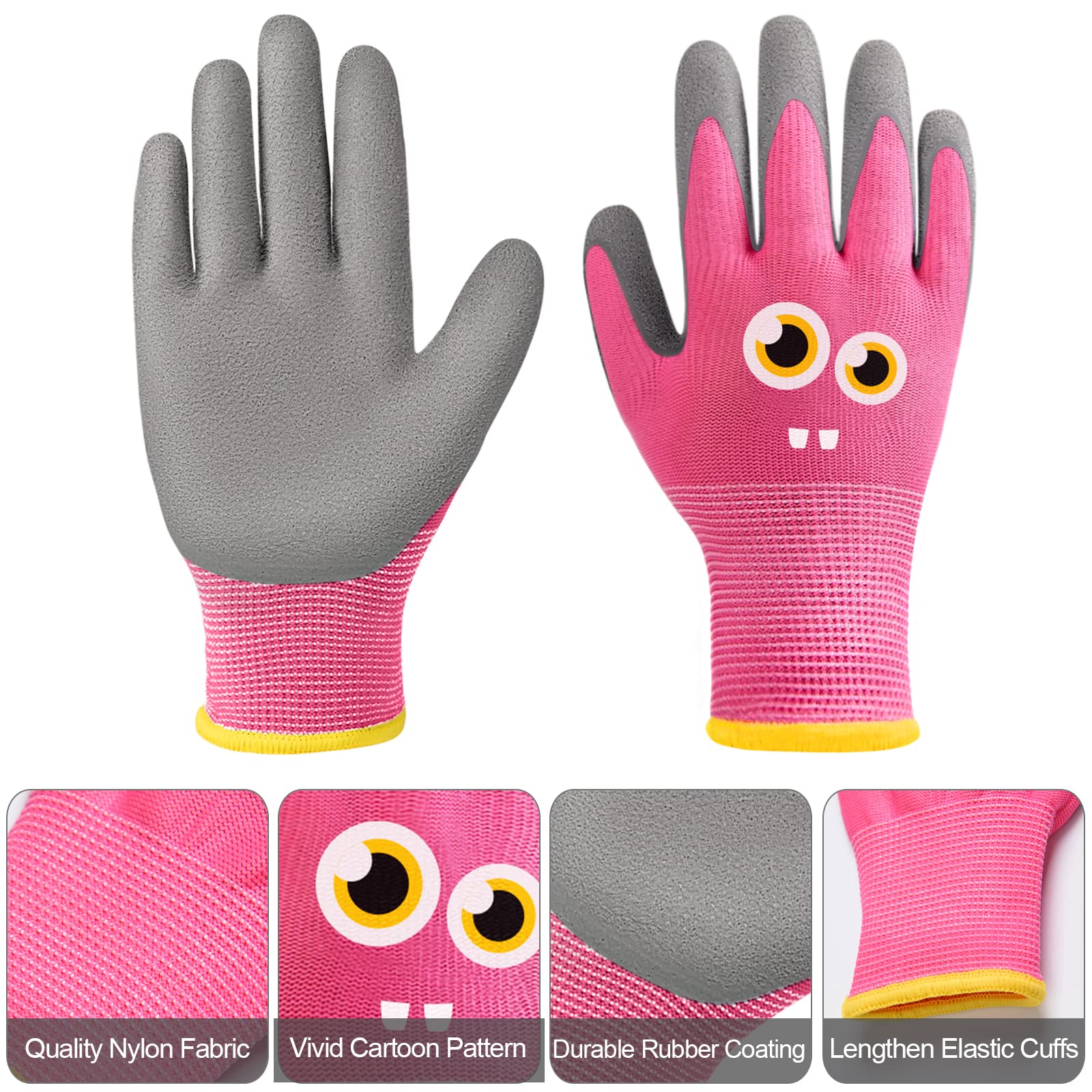 Yumoin close-up of foam rubber texture and non-slip grip for secure handling