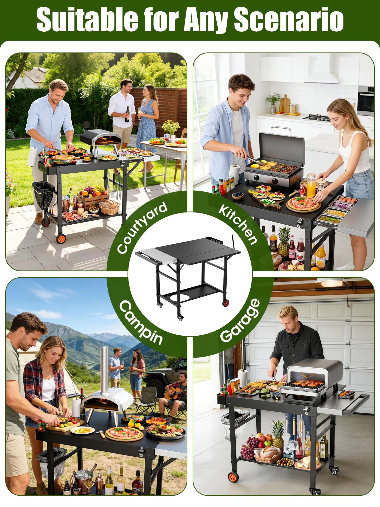 yundasan backyard lifestyle setup demonstrating party-ready convenience