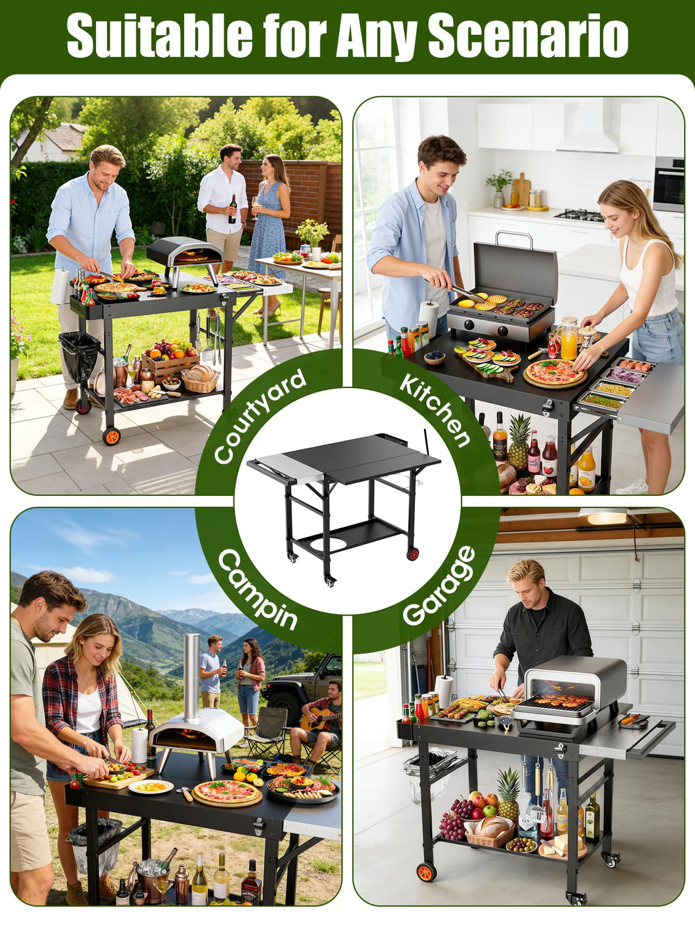 yundasan backyard lifestyle setup demonstrating party-ready convenience