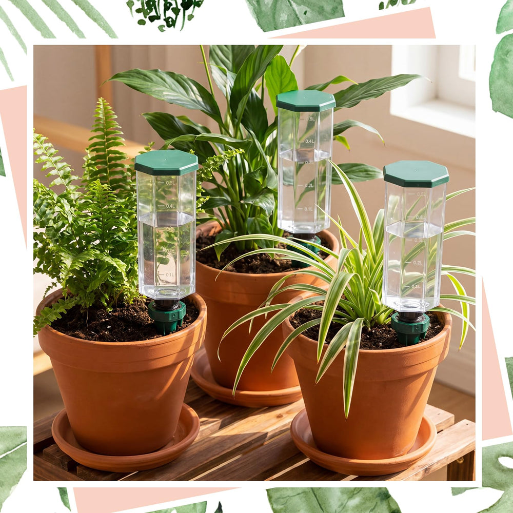 Yungyan system in balcony planter lifestyle image demonstrating reliable plant care