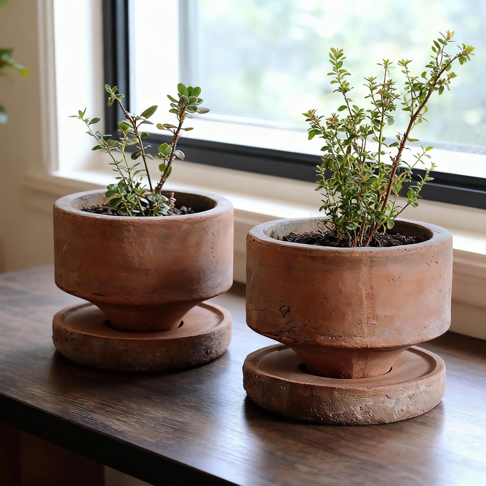 Yungyan side profile of distressed finish showing timeless farmhouse charm