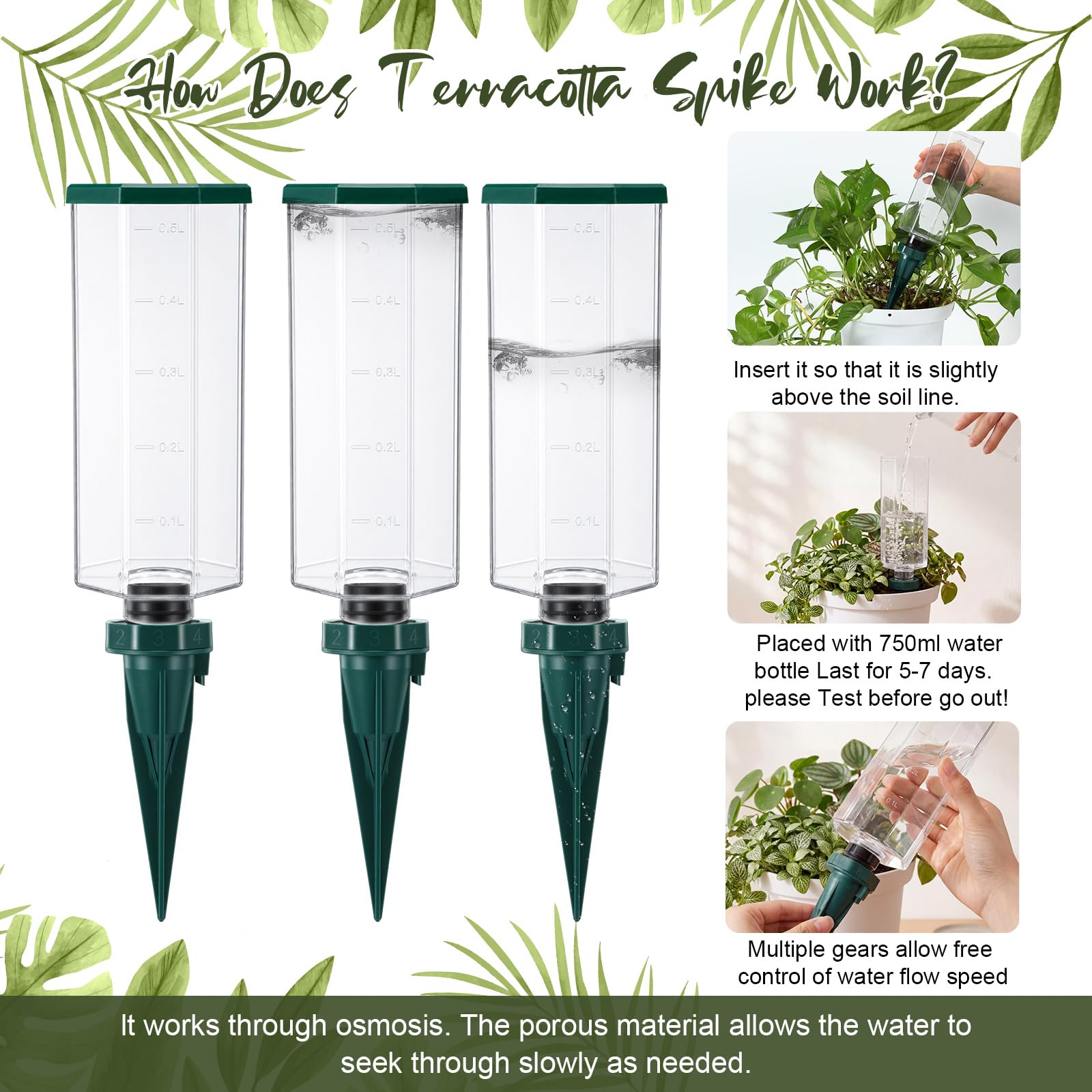 Yungyan clear 500ml bottle and removable cap detail for easy refill benefit